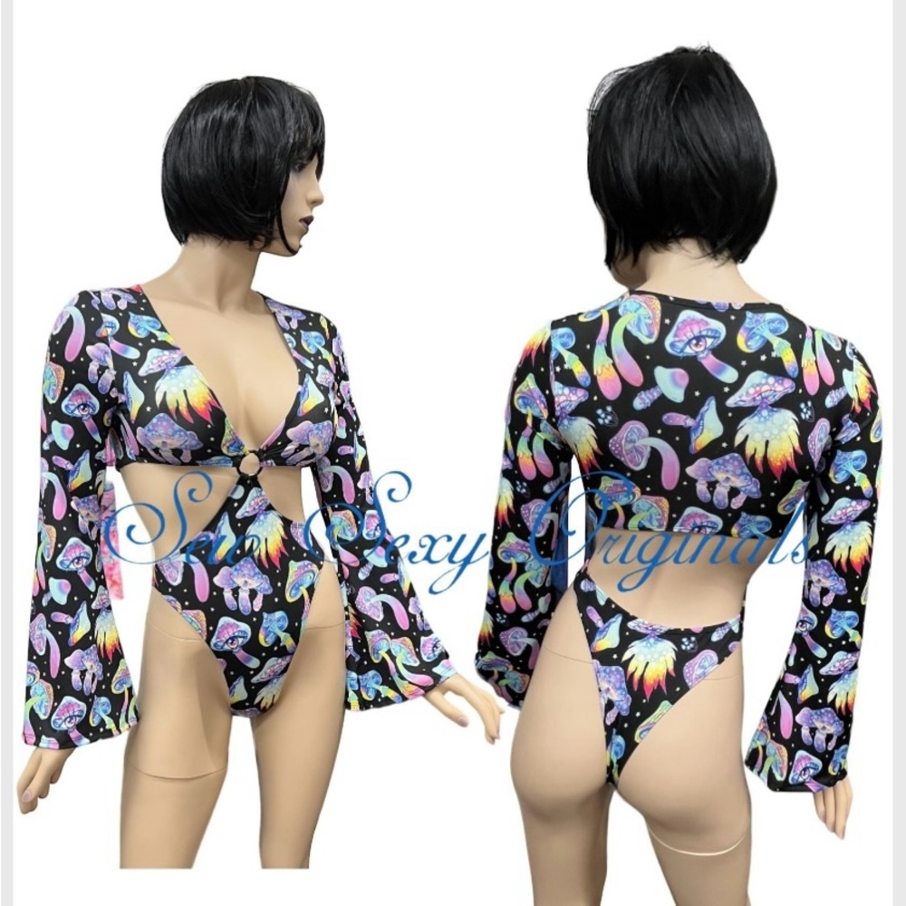 Bodysuit Rave Exotic Dancewear Festival XXS-XXL